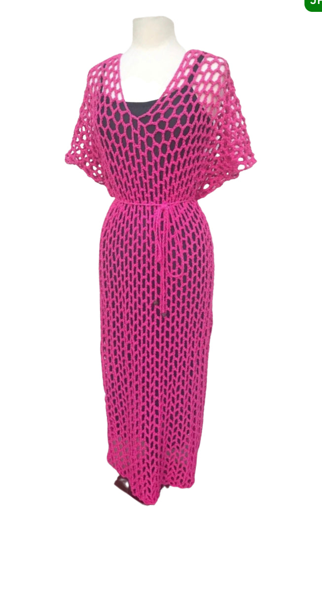 The Crochet Breeze Cover-Up Dress