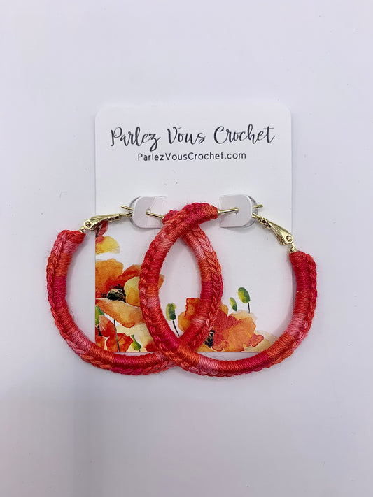 Fruity Popsicle Crochet Earrings