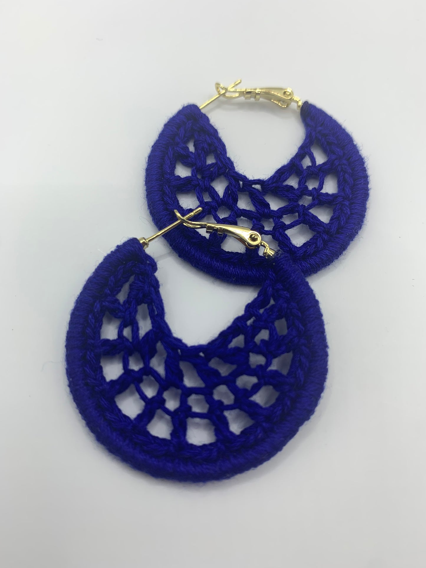 Midnight Majesty Crochet Earrings