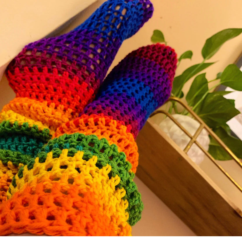 Chunky Crochet Socks