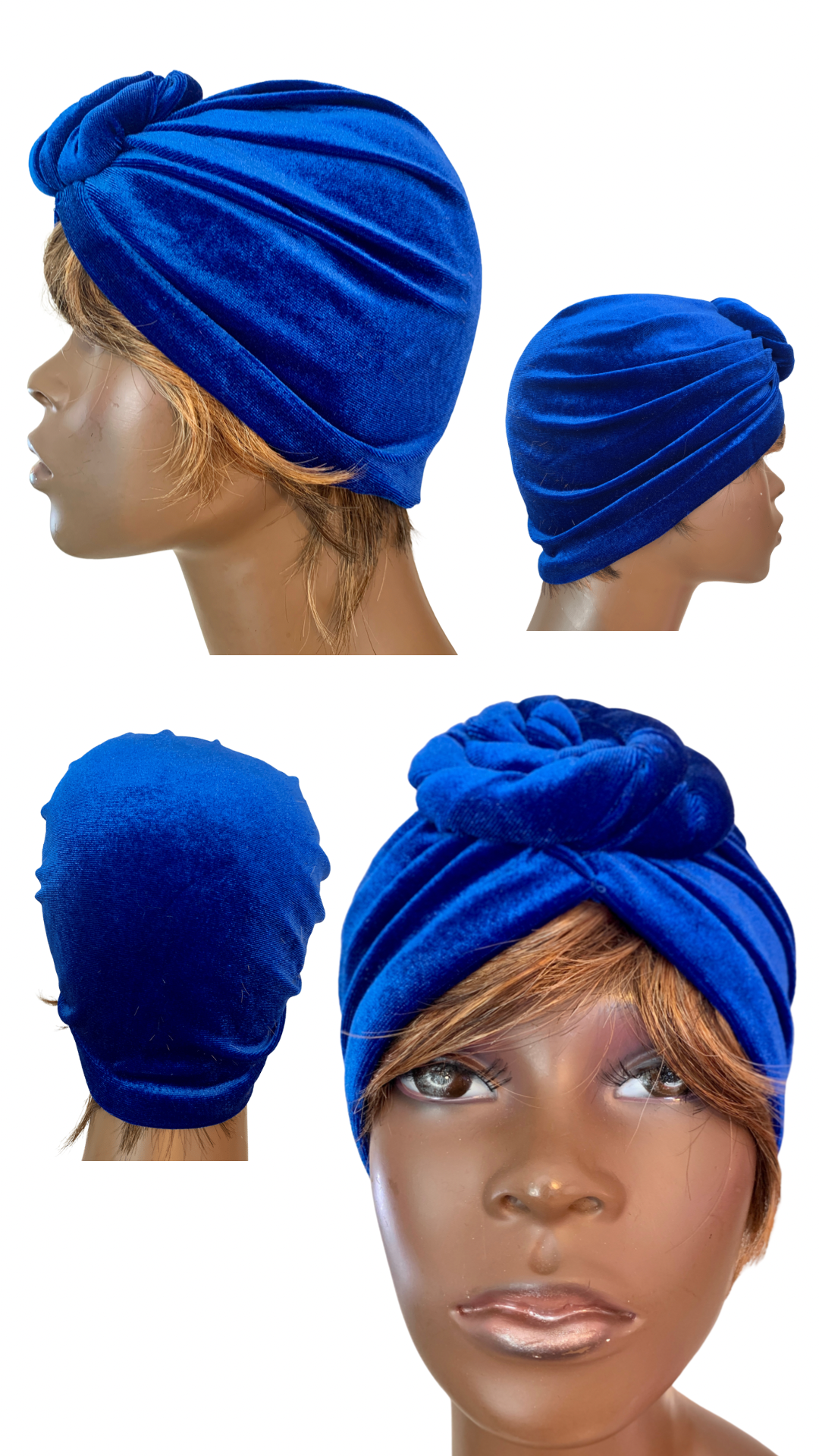 Stretch Turban Hats for Women Soft Pre Tied Knot