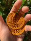 Sunflower Serenade Crochet Earrings