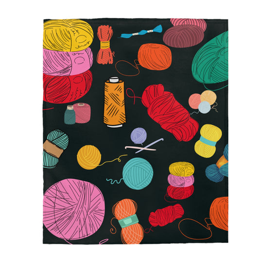 Yarn Lovers-Velveteen Plush Blanket