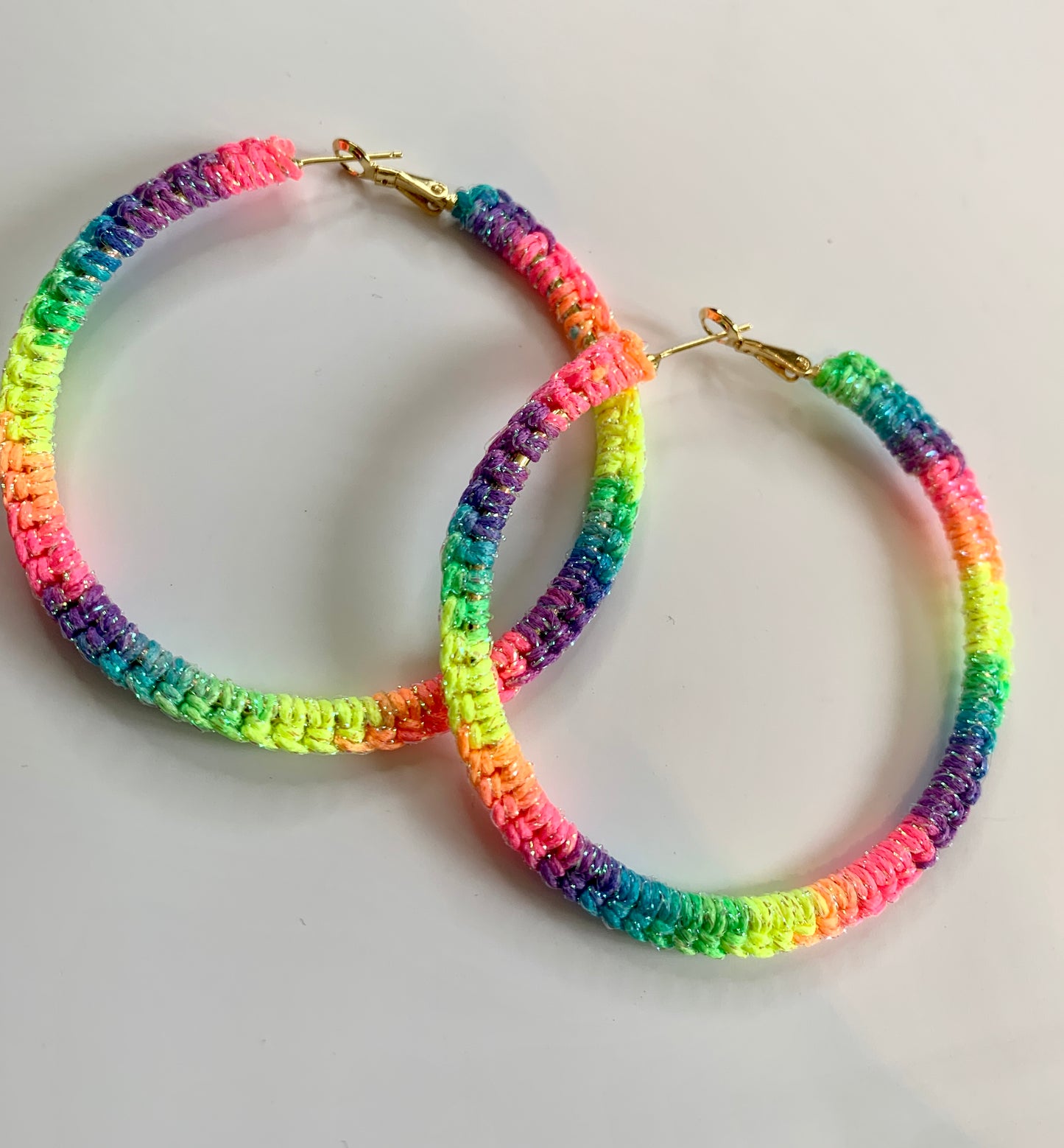 Neon Vibes Crochet Earrings